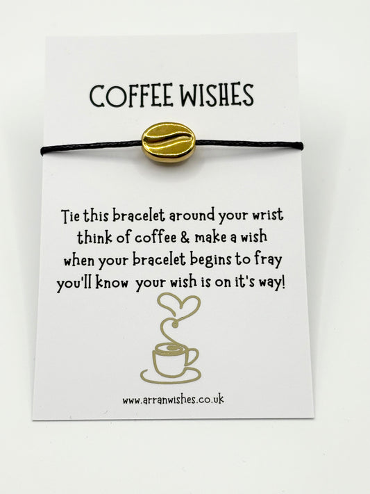 Coffee Wish Bracelet - Gold