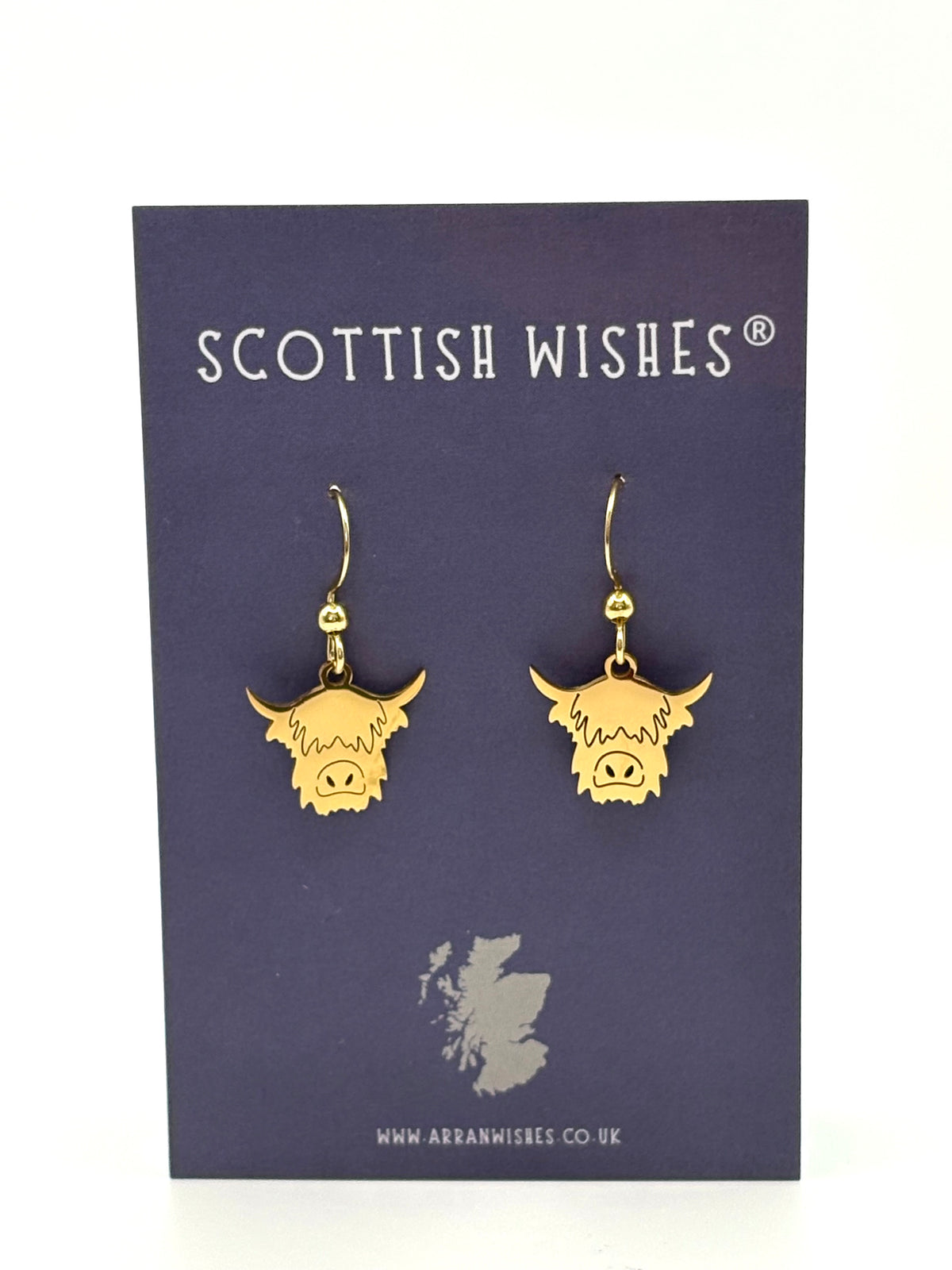 Highland Coo Earrings