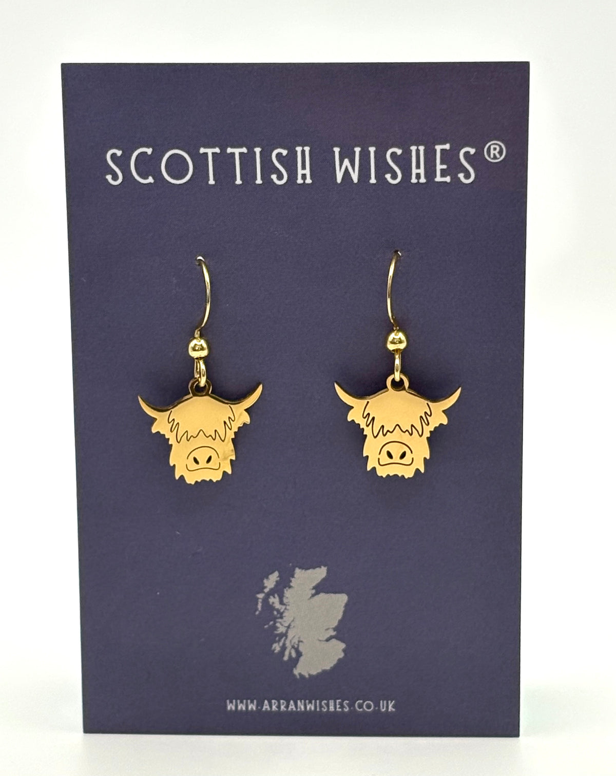 Highland Coo Earrings