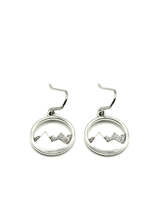 3D Mountain Earrings