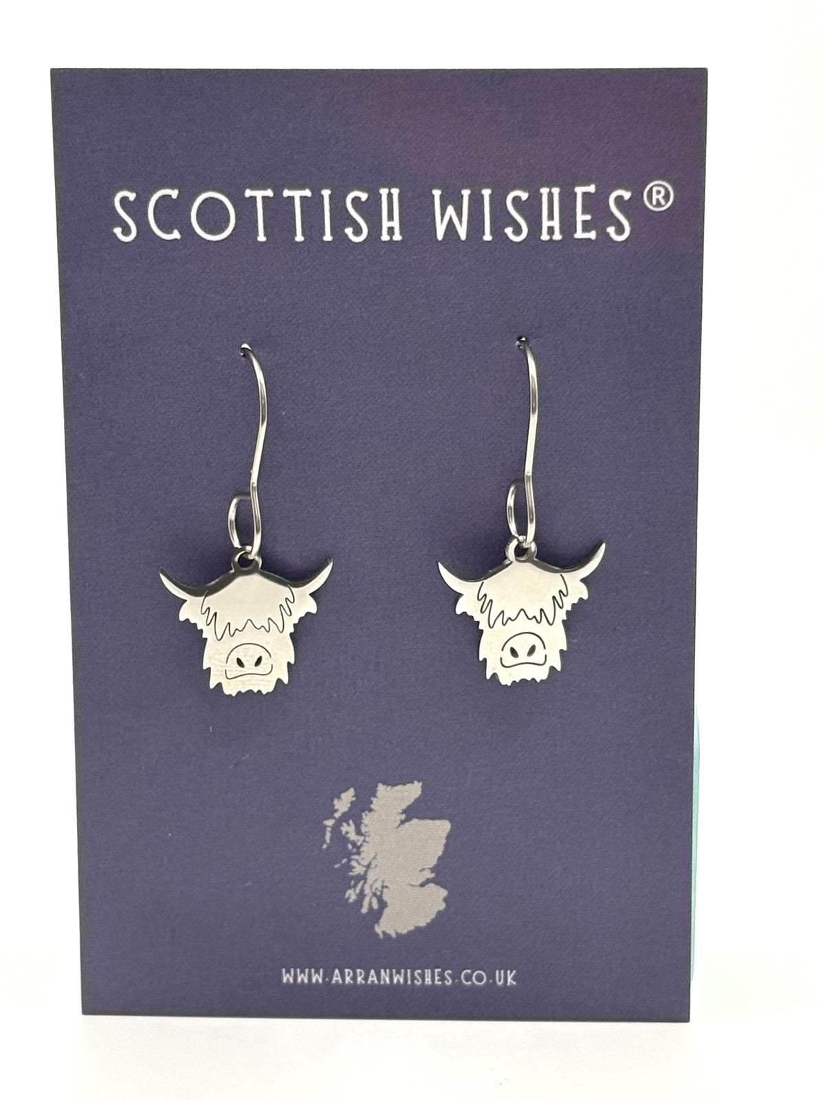 Highland Coo Earrings