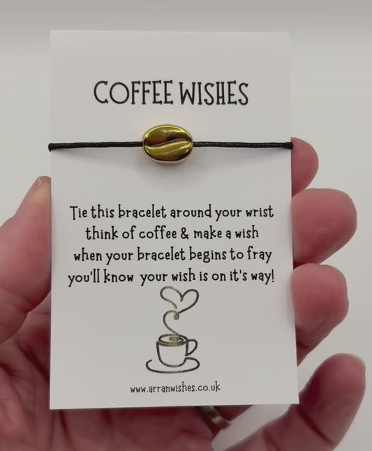 Coffee Wish Bracelet - Gold